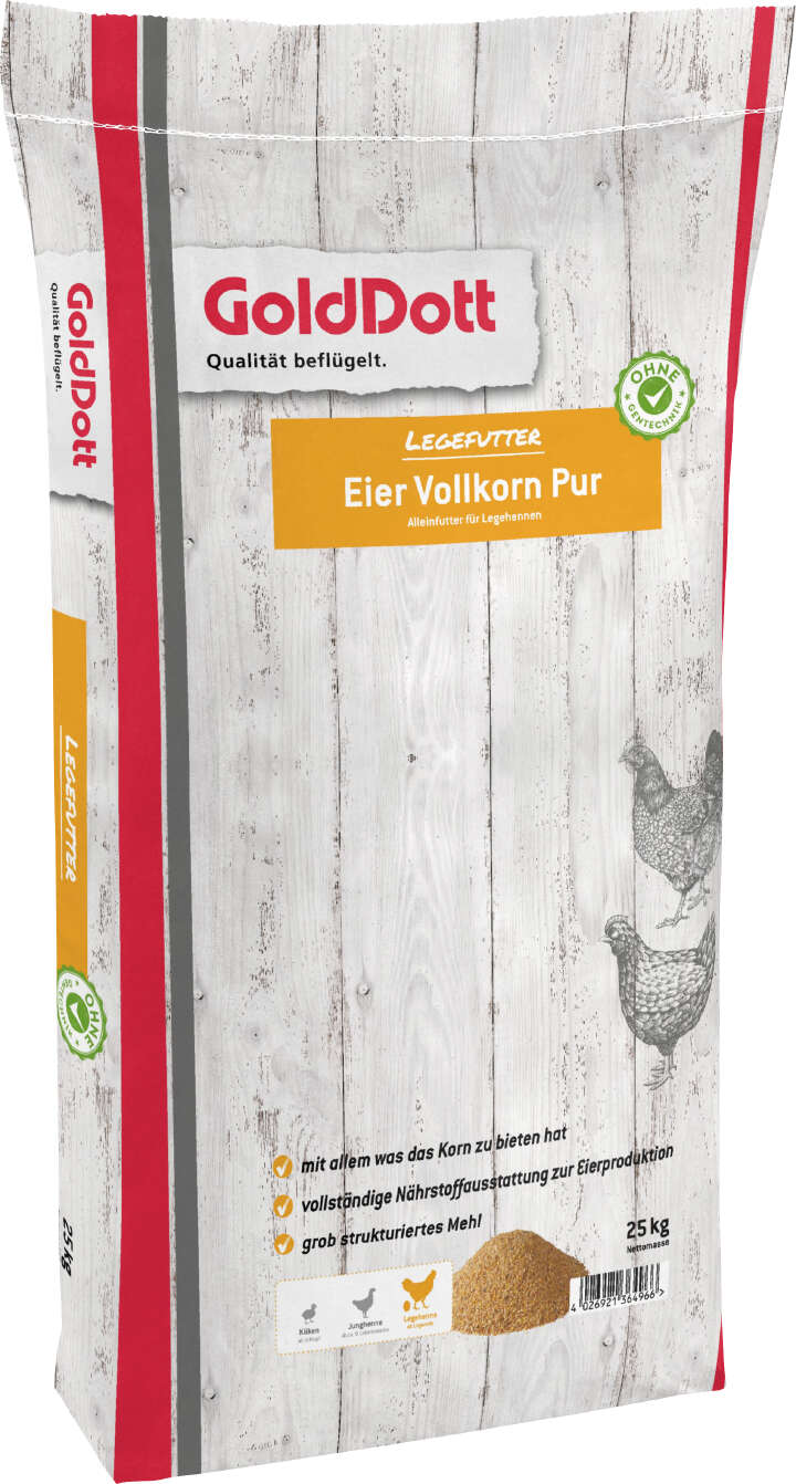 Golddott Eier Vollkorn Pur